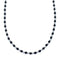 Onyx Sterling Silver Native American Bead Necklace X10791